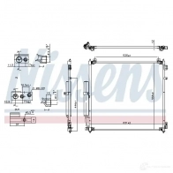 Радиатор кондиционера NISSENS 941164 1437699825 GB 039I - Изображение 6