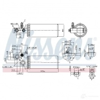Осушитель кондиционера NISSENS 95037 XWG 1W 1226291 5707286261006 - Изображение 2