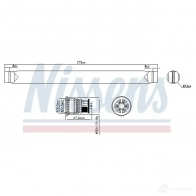 Осушитель кондиционера NISSENS AH 406U 95571 1226727 5707286409149 - Изображение 2