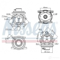 Клапан EGR NISSENS 3HA1 JJ 1437666237 98294