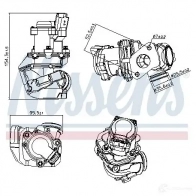 Клапан EGR NISSENS 98188 1437666276 CU DK7Z - Изображение 8