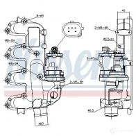 Клапан EGR NISSENS FA89 GU1 1437926681 98234