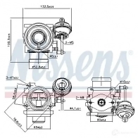 Клапан EGR NISSENS 1424816657 98225 5707286470170 728 IK - Изображение 8
