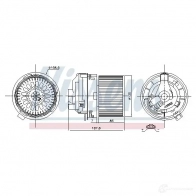 Моторчик вентилятора печки NISSENS 1417928605 5707286433052 87508 MB GL72 - Изображение 6