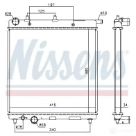 Радиатор охлаждения двигателя NISSENS WW Y0I2 5707286195486 1218325 61279 - Изображение 2