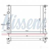 Радиатор охлаждения двигателя NISSENS 9FFS W1C 1220099 5707286215108 639371 - Изображение 5