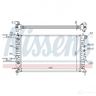 Радиатор охлаждения двигателя NISSENS 5707286209497 97YK3 W 63078 1219600 - Изображение 2