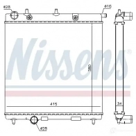 Радиатор охлаждения двигателя NISSENS 5707286211889 63505 1219762 4Z3KC EY - Изображение 6