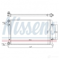 Радиатор охлаждения двигателя NISSENS 5707286343412 MN6 W5JY 1220760 65277 - Изображение 6