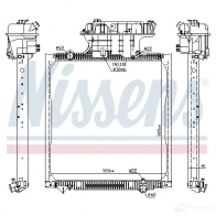 Радиатор охлаждения двигателя NISSENS 1219350 5707286207141 62873 JL EPS - Изображение 2