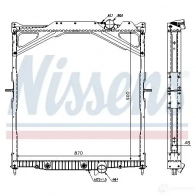 Радиатор охлаждения двигателя NISSENS 65472A 1220831 5707286222984 SV6B FW - Изображение 2