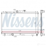 Радиатор охлаждения двигателя NISSENS 64786A 5707286220225 1220598 90GCM C9 - Изображение 5