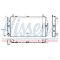 Радиатор охлаждения двигателя NISSENS LO7VB RG 1220661 648911 5707286221093 - Изображение 2