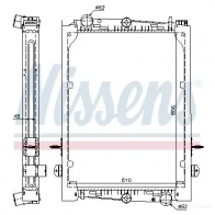 Радиатор охлаждения двигателя NISSENS 61440A 1218427 5707286196858 BWI1 0OJ - Изображение 2
