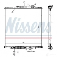 Радиатор охлаждения двигателя NISSENS 654720 I7QO5 TP 1220830 5707286382145 - Изображение 2