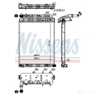 Радиатор охлаждения двигателя NISSENS 8 A5HW 62648 1219166 5707286204317 - Изображение 2