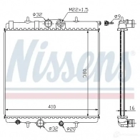 Радиатор охлаждения двигателя NISSENS WL 1H9 63691 5707286212626 1219850 - Изображение 2