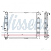 Радиатор охлаждения двигателя NISSENS 1218462 HV2 II 61636 5707286197176 - Изображение 5