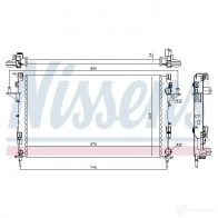 Радиатор охлаждения двигателя NISSENS 0KWO OEM 5707286213777 63813 1220013 - Изображение 5