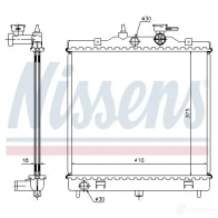 Радиатор охлаждения двигателя NISSENS 1220947 66655 5707286225046 A N06P1X - Изображение 2