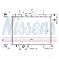 Радиатор охлаждения двигателя NISSENS 63502A 5707286211841 1219759 E XRFRO - Изображение 6