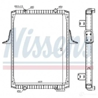Радиатор охлаждения двигателя NISSENS 1220020 5707286213852 U9 HCKN 63821A - Изображение 2