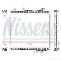 Радиатор охлаждения двигателя NISSENS 67290 MP2 23 5707286347878 1221166 - Изображение 2