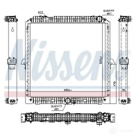 Радиатор охлаждения двигателя NISSENS 67192 C 8IXS4 1221123 5707286367517 - Изображение 2