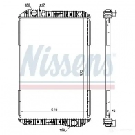 Радиатор охлаждения двигателя NISSENS 74EY D 625710 5707286269309 1219119 - Изображение 2