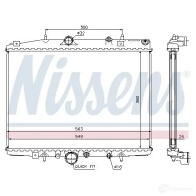 Радиатор охлаждения двигателя NISSENS V RP2SB 5707286212725 1219859 63703 - Изображение 2
