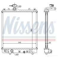 Радиатор охлаждения двигателя NISSENS 1219486 63014A 5707286208599 YLF K7TF - Изображение 7