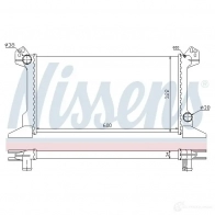 Радиатор охлаждения двигателя NISSENS JO1S8 ZY 1218847 62177 5707286200531 - Изображение 2