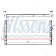 Радиатор охлаждения двигателя NISSENS 1220828 T2 LDAQ 5707286222953 65468A - Изображение 2