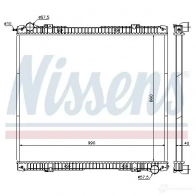 Радиатор охлаждения двигателя NISSENS 5707286216372 640670 S59 EQ 1220188 - Изображение 2