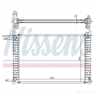 Радиатор охлаждения двигателя NISSENS 2M8 Q7XK 62027A 1218747 5707286199415 - Изображение 6