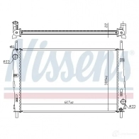 Радиатор охлаждения двигателя NISSENS A4B 79T 1218756 5707286199521 620411 - Изображение 5