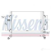 Радиатор охлаждения двигателя NISSENS Q04 SE 5707286222571 65281A 1220767 - Изображение 5