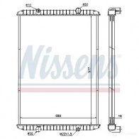 Радиатор охлаждения двигателя NISSENS 637750 1219963 JEQKH P4 5707286213517 - Изображение 2
