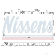 Радиатор охлаждения двигателя NISSENS 5707286228320 E XIVU8Z 67494 1221231 - Изображение 5