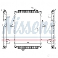 Радиатор охлаждения двигателя NISSENS R1DE EL 5707286213609 1219995 63788A - Изображение 2