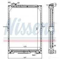 Радиатор охлаждения двигателя NISSENS 62657A 1219176 5707286204522 4 TI0DZ - Изображение 2