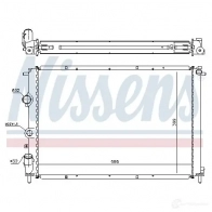 Радиатор охлаждения двигателя NISSENS 63977A 1220127 D SHZZ 5707286215566 - Изображение 2