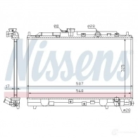 Радиатор охлаждения двигателя NISSENS 62269 1218911 5707286201194 4X Q4X6 - Изображение 2