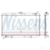 Радиатор охлаждения двигателя NISSENS 62927A 5707286207622 EW E886H 1219425 - Изображение 6