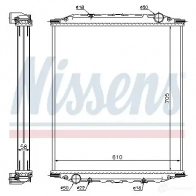 Радиатор охлаждения двигателя NISSENS 1219359 5707286207202 628780 RI12 3 - Изображение 2