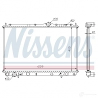 Радиатор охлаждения двигателя NISSENS 1220882 A Q4TCJ 5707286223783 65559A - Изображение 2