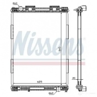 Радиатор охлаждения двигателя NISSENS 5707286207028 3R F1ZS 628700 1219345 - Изображение 2