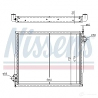 Радиатор охлаждения двигателя NISSENS 64068A 1220190 5707286216402 OFA C4 - Изображение 2