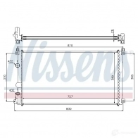 Радиатор охлаждения двигателя NISSENS 63824A VYOWB N 1220022 5707286213890 - Изображение 5