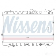 Радиатор охлаждения двигателя NISSENS 691953 5707286346901 1221605 9 XUO1